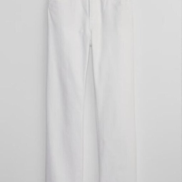 GAP High Rise SUPER CUTE White Kick Fit Plus Size 20/35 Jeans RETAIL $80 - Picture 5 of 6